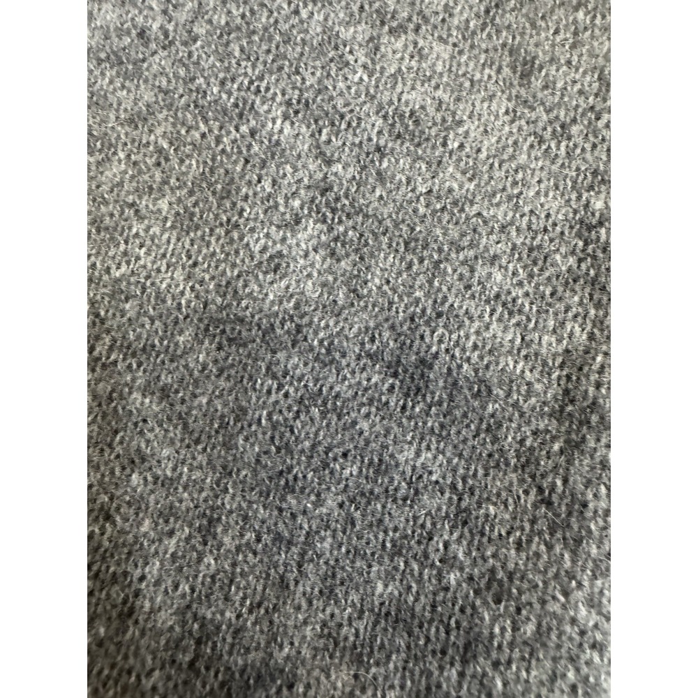 CLAUDIA NICHOLE 100% Cashmere Scarf Gray And Black OmbréOMBRE 21" X 96 - Picture 3 of 7